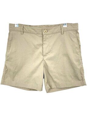 Outlier Chino Shorts Mens 32 Beige F Cloth Two Way Stretch Water Resistant